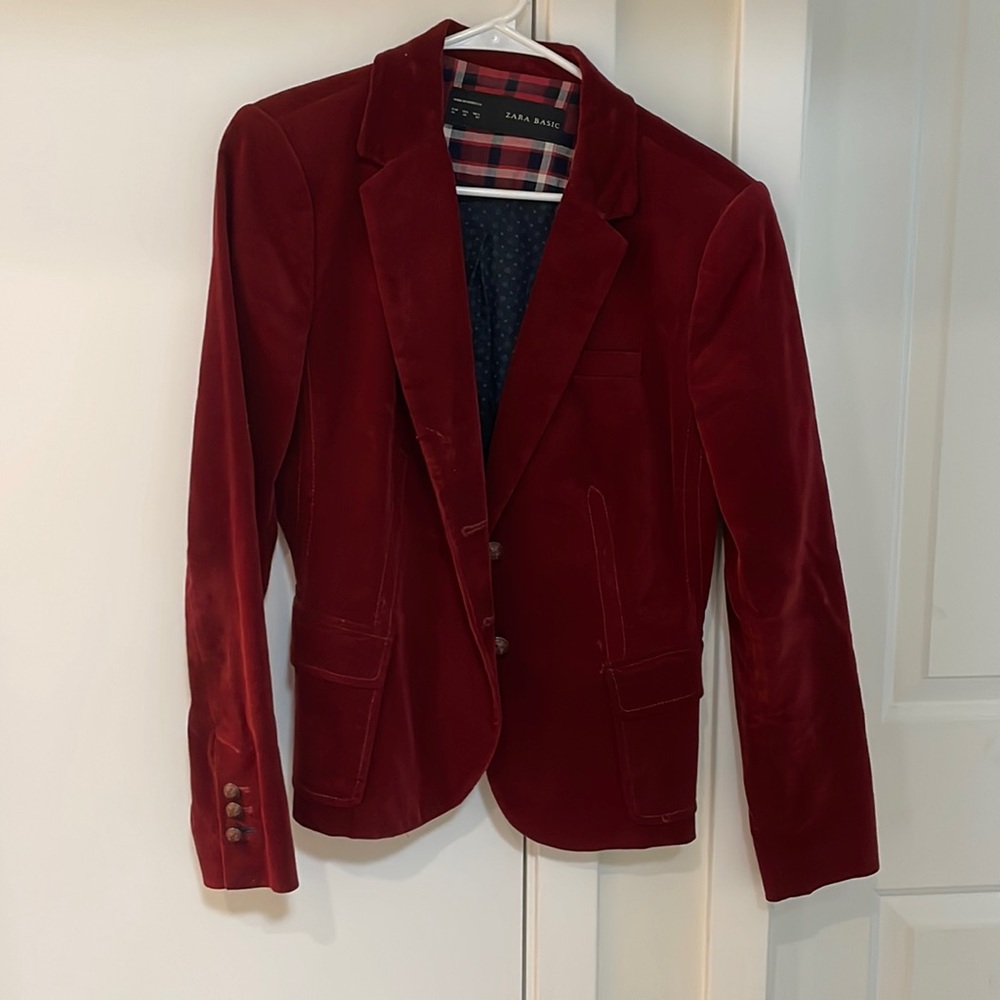 Zara xl velvet jacket